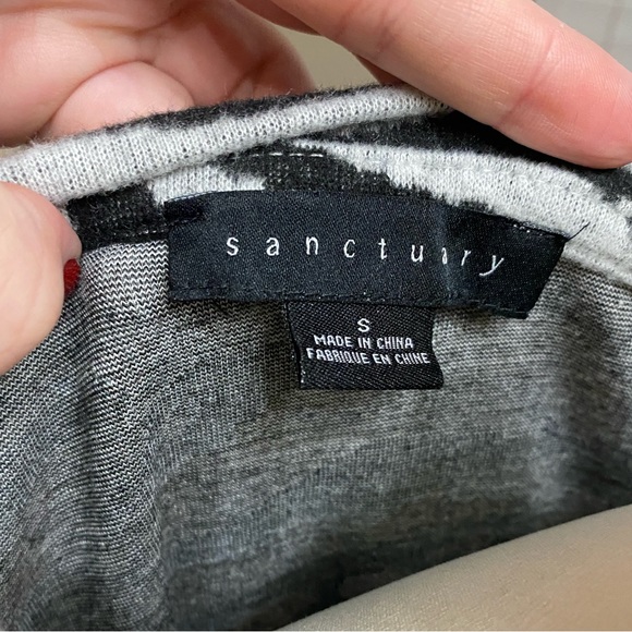 Anthropologie Sanctuary Jennie Zebra Striped Top Small - Picture 5 of 6